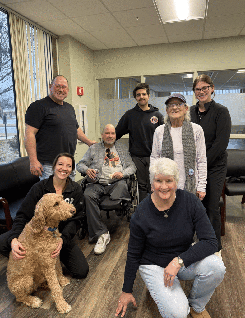 Amputees, their loved ones, and O&P labs employess gathered for an amputee support group meeting in Springfield, MA.